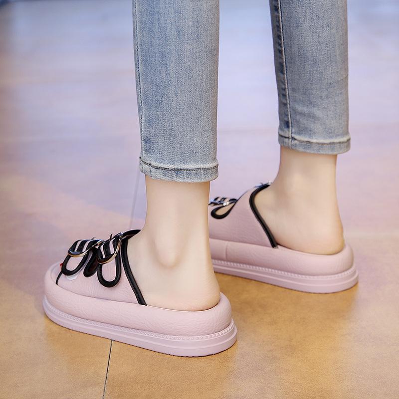 Klebeschuhe und dicke Damen 2025 Sommergefühl Strandexplosion bequem magische Sohle auf Scheiße treten dicksöhlige Sandalen Tide