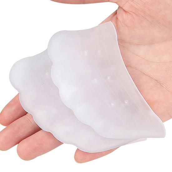 1 Pair Forefoot Pads Breathable Hole Design Ergonomic Curved Fit Soft Elastic Ballet Shoe Protectors Toe Cushion Pads