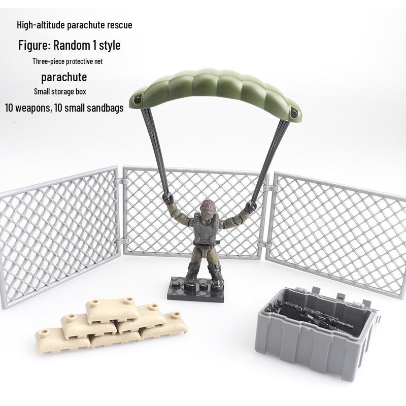 Xiang Jun Military Minifigure Building Blocks Toy - Movable Soldier Model for Boys