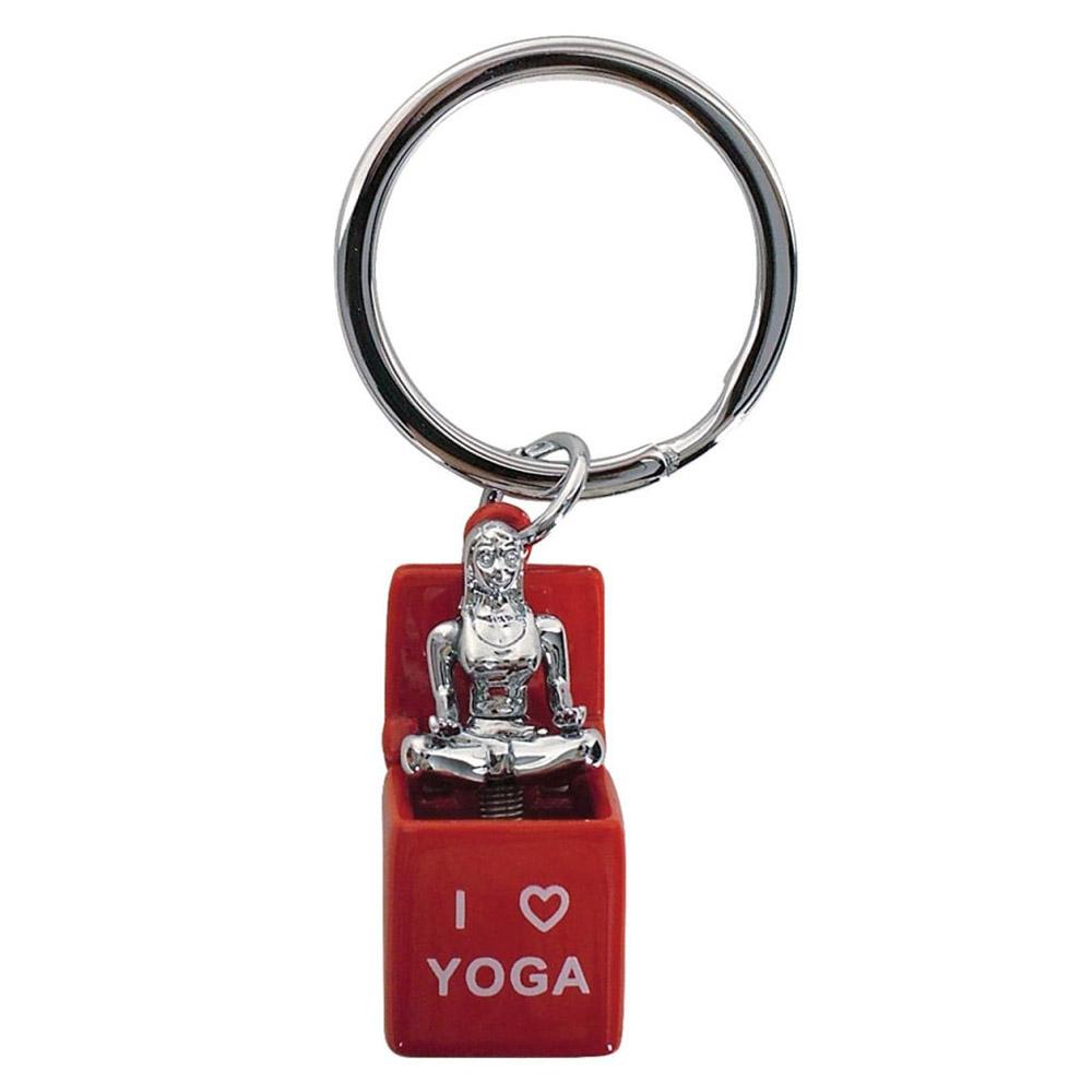 Gdesign Yoga in der Box Schlüsselanhänger (rot)
