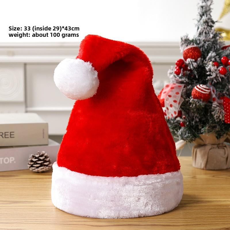 Christmas Decorations Christmas Hat Santa Claus Lamp Non-woven Hat Christmas Gift