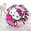 Hello Kitty, Birthday Automatic Open/Close Umbrella Cute Umbrella with Cute Design, Portable 3 Fold Compact Umbrella for Men & Women, Hallow