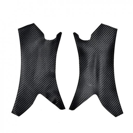 Left/Right Inner Door Handle Cover Trim Sewing For BMW 3 Series E90 E92 Leather