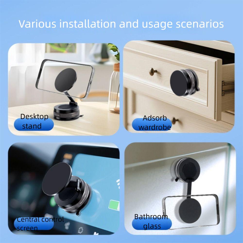 Suport Auto cu Ventuză pentru Telefon Rotativ Suport Telefon de Înaltă Calitate Magnetic Suport Telefon Parbriz