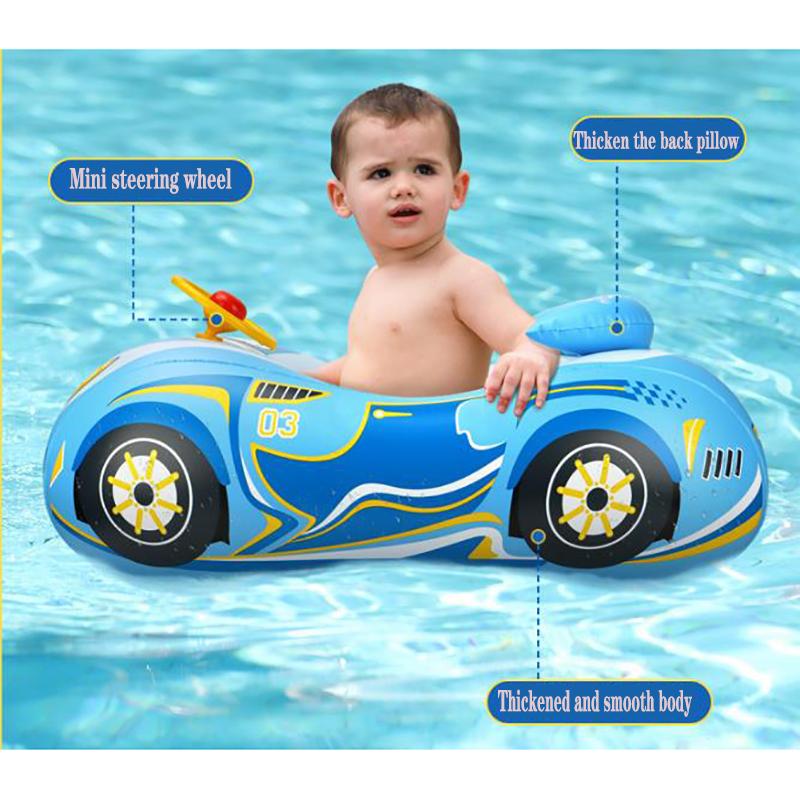 Nowy model samochodu sportowego koło do pływania dla dzieci nadmuchiwany basen pływające siedzisko zabawki dla dzieci