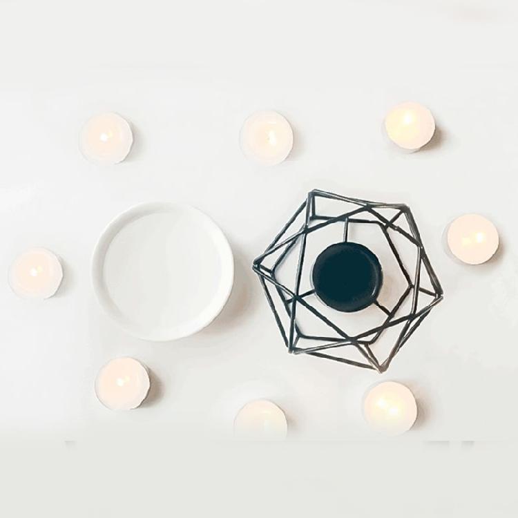 Home Oil Burners Geometric Essential Oil Candle Holders for Essential Oils