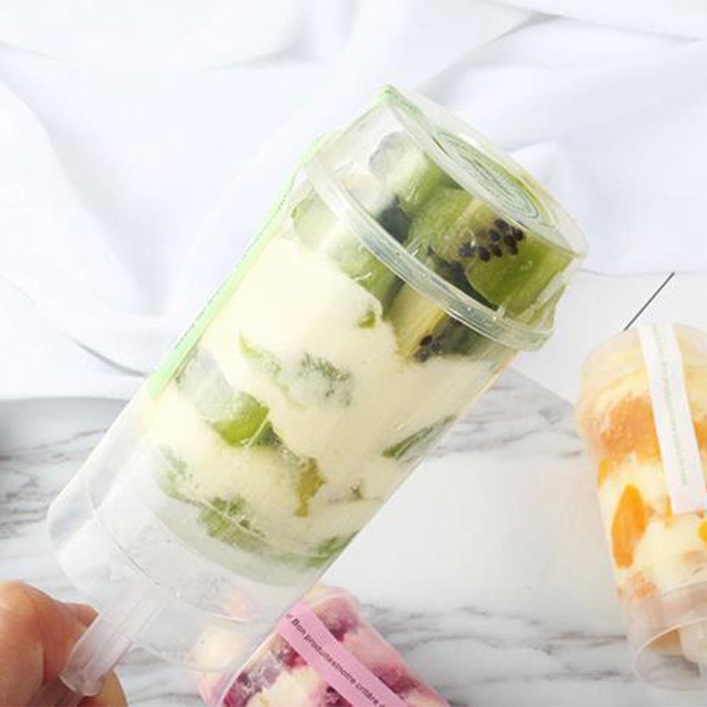 50 pcs Round Shape Clear Push-Up Cake for Pop Shooter Containers for Baby Shower Gathering Party Easy to Fill Easy to P