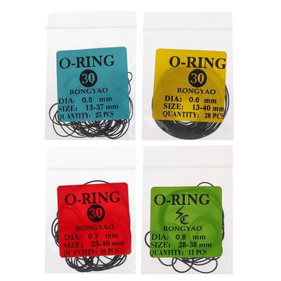 4 Pack 0.5/0.6/0.7/0.8mm For Watchmaker Accessories Back Cover Watch Gaskets O-Ring Repair Tool