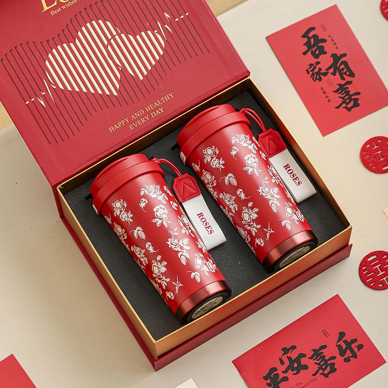 Elegant Wedding Gift: High-End Cup Set for Newlywed Brides & Best Friends