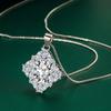 Sace Gems Klassische Luxus-Zirkon-Anhänger-Halskette für Damen, Schmuck, Hochzeit, Versprechen, Party, Geschenk