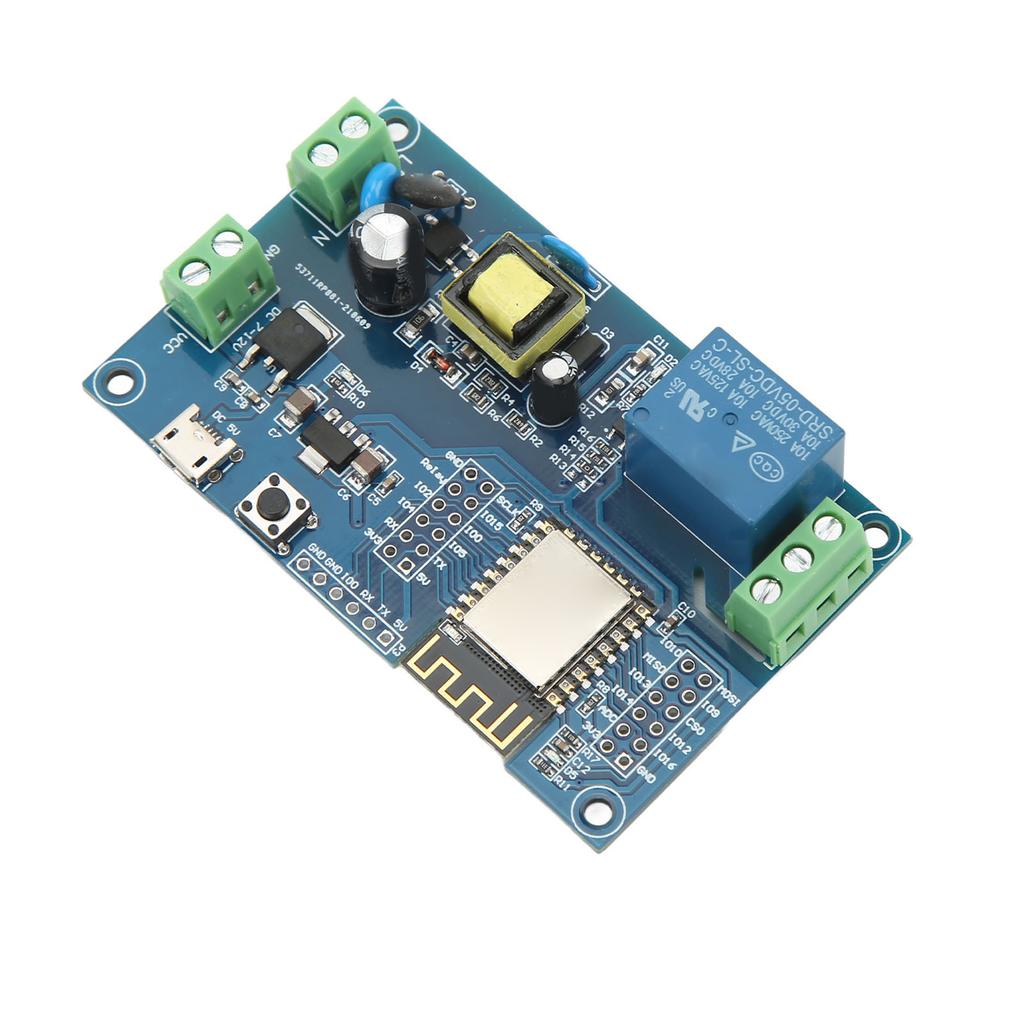 Relay Module 1 Channel WiFi Development Board AC 90‑250V DC 7‑12V USB5V for ESP8266
