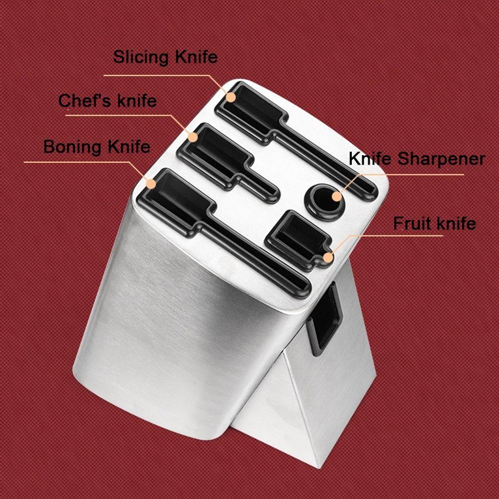 Drainage Knives Holder Stainless Steel Cutlery Storage Rack Knives Storage Rack  Chef Tools