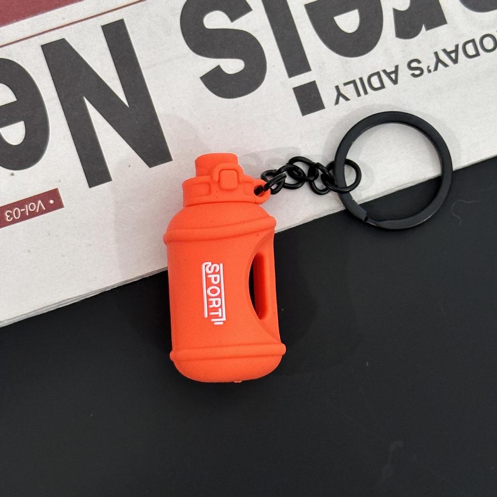 Fitness Series Gummi-Schlüsselanhänger: Hantel- & Kurzhantel-Anhänger für Geschenke