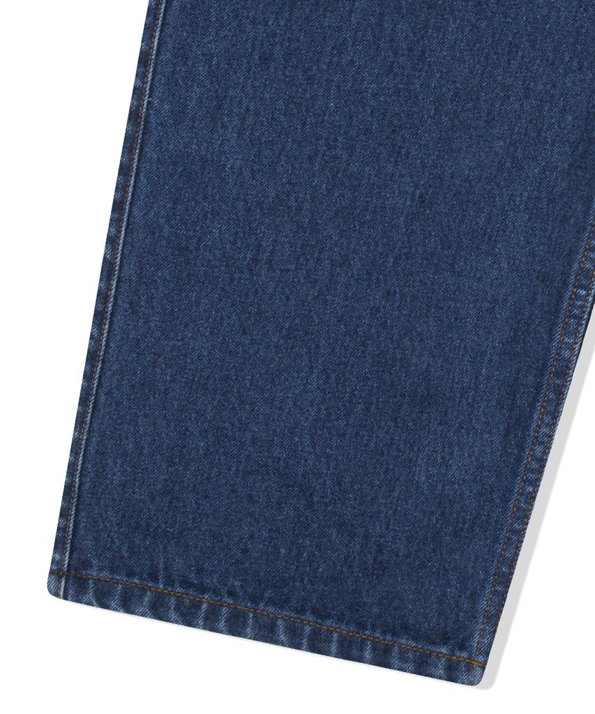 YESEYESEE Two Tucked Hairy Denim Pants Indigo