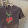 Summer Loose Women's T-Shirt High Quality O Neck Letter Pattern Short Sleeve Women's Fallow Wear Short Sleeve T-Shirt CCXX197