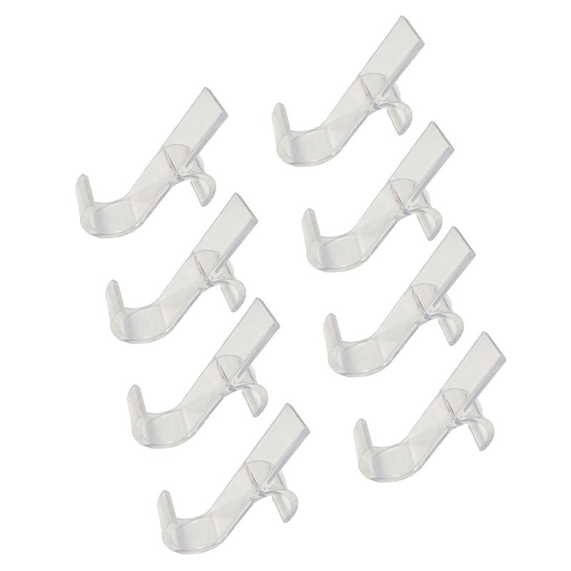 

Plastic Hook Electric Towel Rack Bathroom Drying Versatile Use Lightweight Material Modern Design For Bathroom прозорий