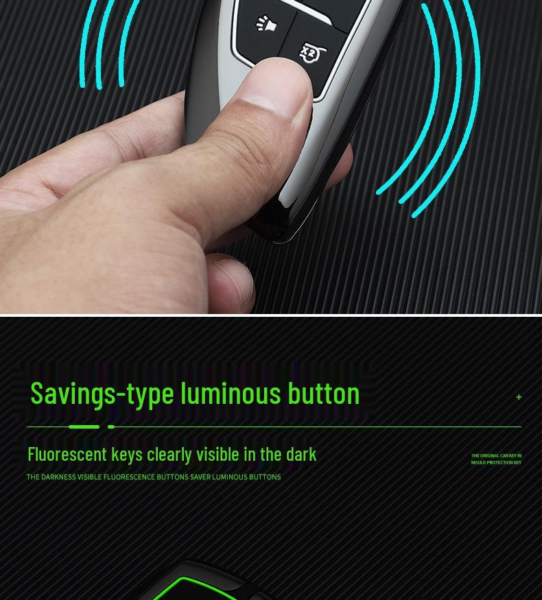 Buick Encore S Key Case: Fashionable Car Key Bag with Decorative Buckle.