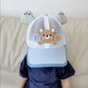 2026 Summer Toddler Mesh Baseball Cap Cute Bear Lightweight Sun Hat for Kids 1-5 Years