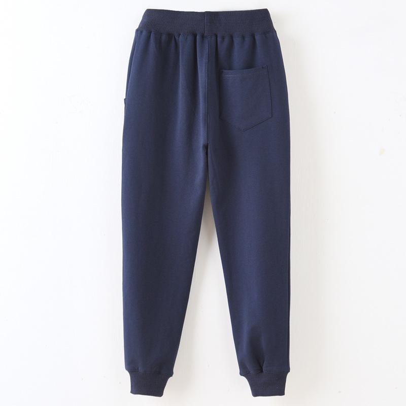 Children's Grey & Dark Blue School Sweatpants: Hoodies & Uniform Pants for Primary School Boys & Girls (Spring & Autumn).