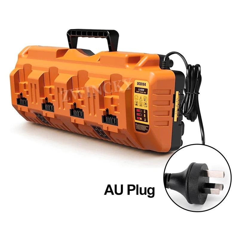 DCB104 Li-ion Battery Charger 4-Port 2A Current For Dewaltt 10.8V 12V 14.4V 18V 20V 60V DCB127 DCB105 DCB118 DCB112 DCB119 DCB10