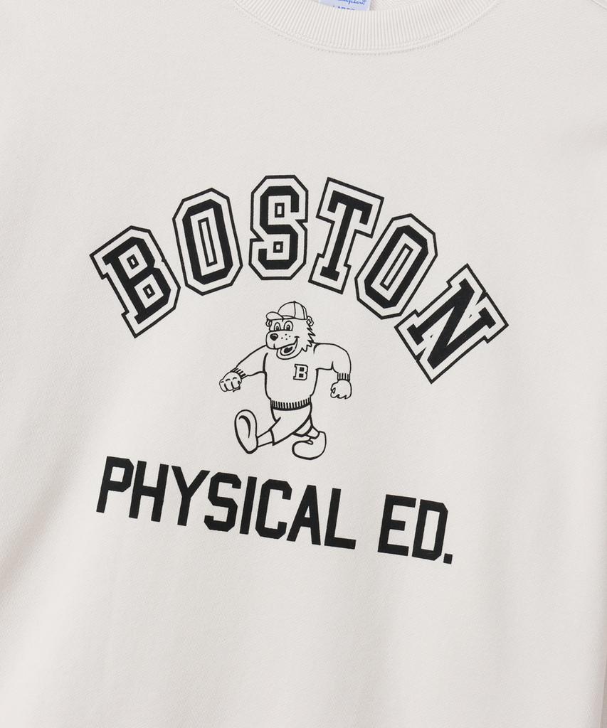 Champion Boston Regular Fit Crew Neck Sweatshirt Off White