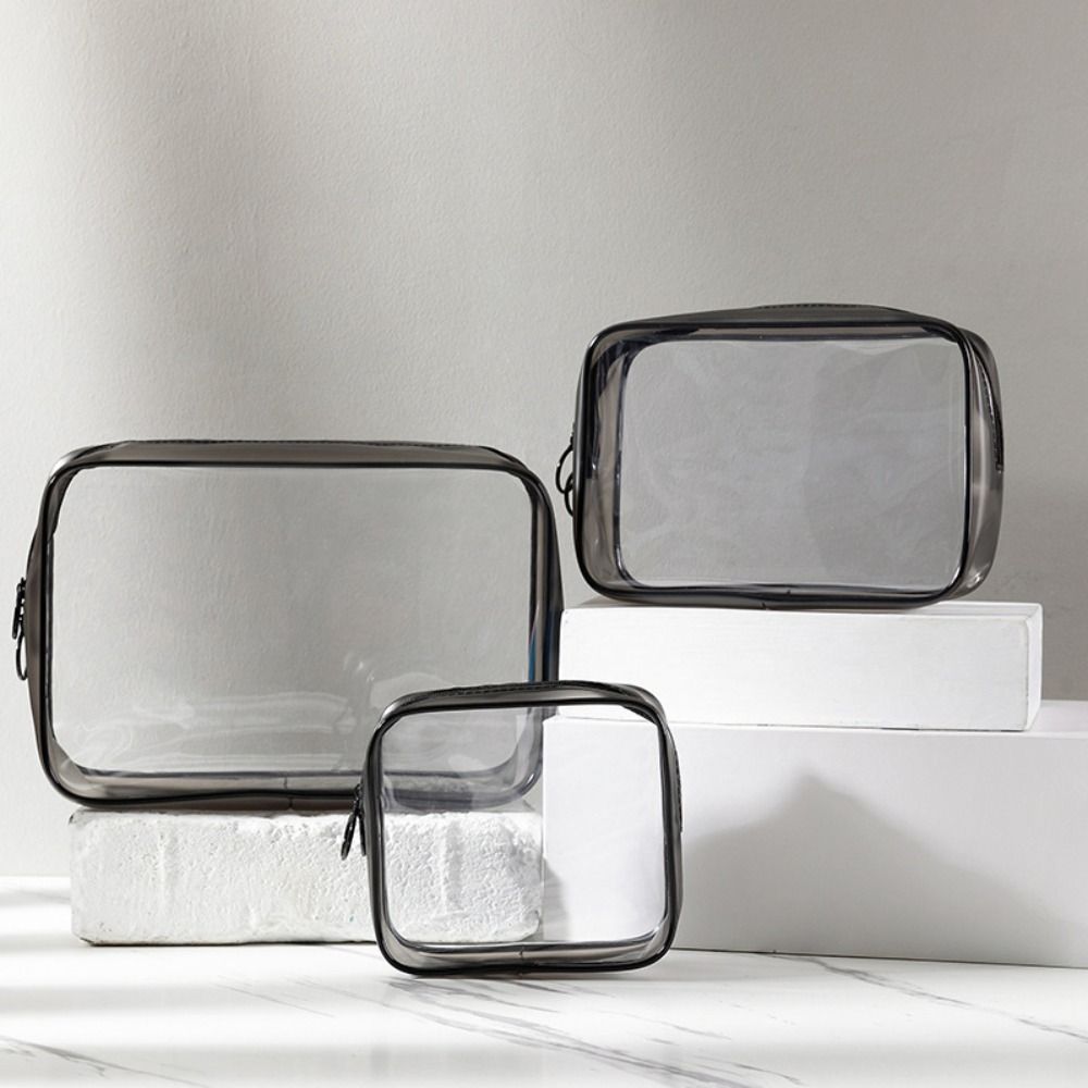Thicken Doll Display Bag PVC Cosmetic Bag Portable Transparent Makeup Bag  Mini Bag Accessories
