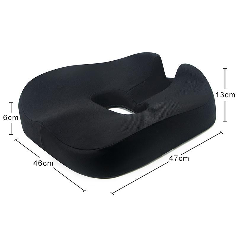 Breathable Memory Foam Seat Cushion, Rebound Wedge Pad for Car or Office Chair.