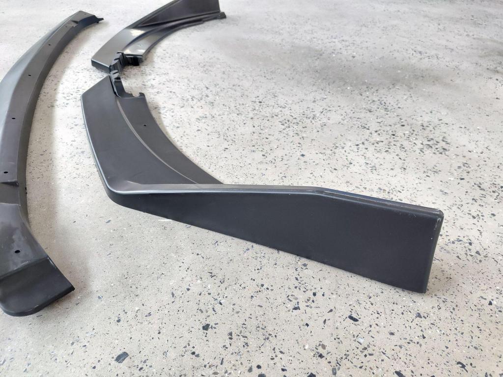 Toyota Levin 17-18 Front & Rear Body Kit: Modified Splitter, Bumper Lip, Spoilers, and Side Skirts.