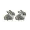 Realistic Rabbit Figurine Lively Easters Bunnies Stuffe Farm Animal Plush Rabbit Statue Spring Home Decors Photo Props