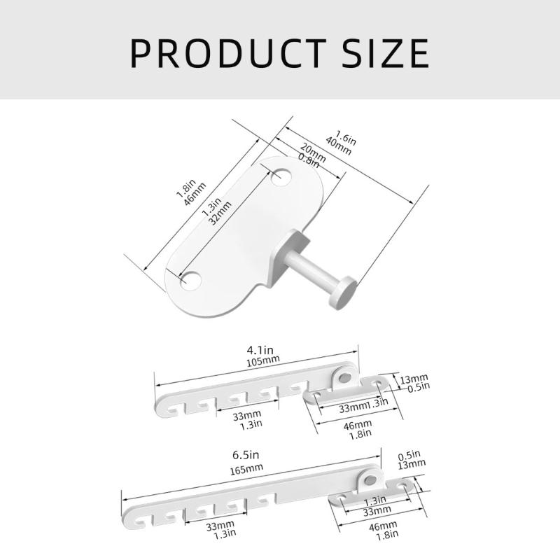 2pcs Heavy Duty Window Limiters Multiple Angles Control with Security Lock Window Clamp Set Suitable for Various Window