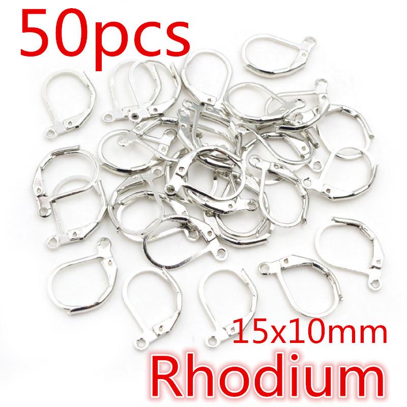 Kupferbeschichtete Ohrhaken (30-50 Stück/Beutel) für DIY Schmuck und Ohrringe Handgefertigte Materialien