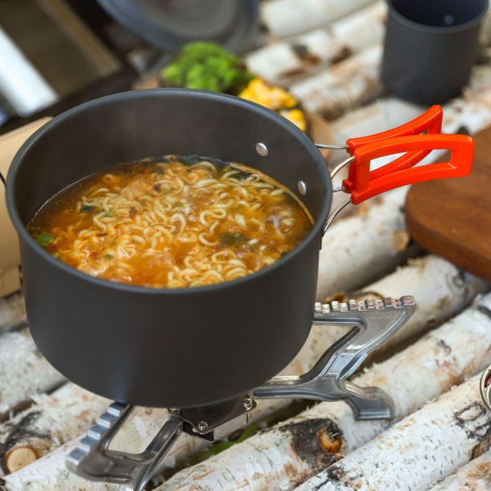 Kettle Outdoor Cookware Set Teapot Combination Picnic Pot Set Camping Tableware Travel Outdoor