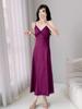 Vestaglia con Spalline Sottili in Seta di Ghiaccio - Sexy Accappatoio da Sposa per Primavera/Estate