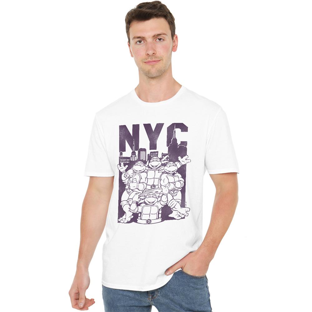 Teenage Mutant Ninja Turtles Unisex Adult NYC Turtles T-Shirt