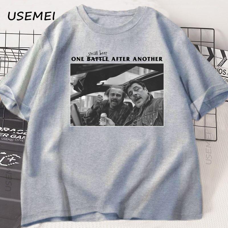 One Small Beer Funny Tshirt Unisex Clothing Cotton Designer Printed Short Sleeve Meme Tshirt Vintage Oversized High Quality