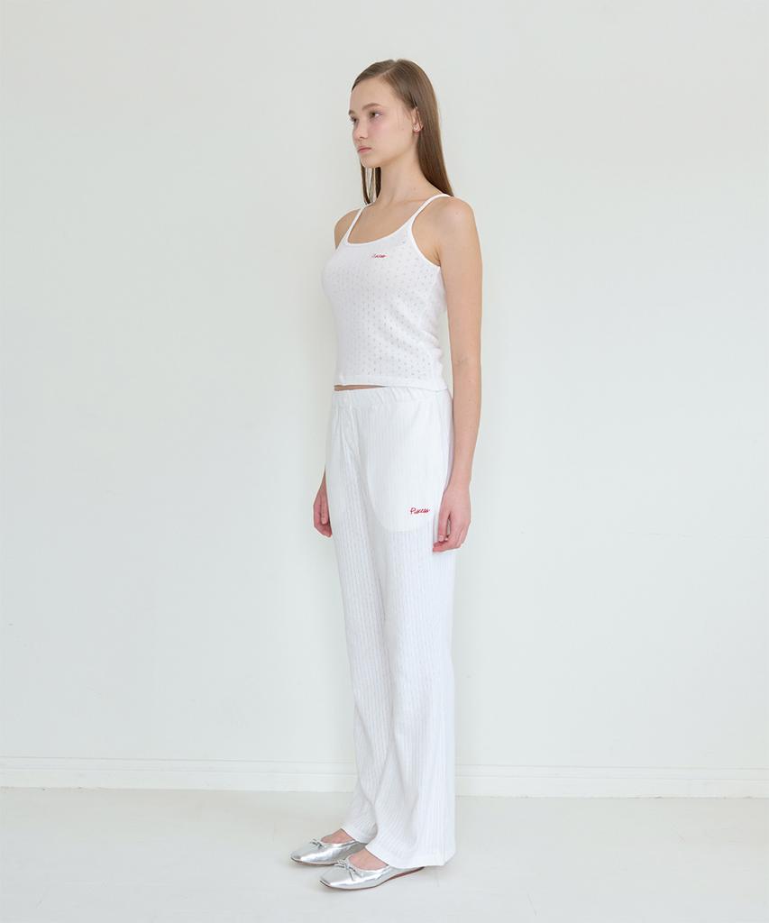 PISCESS Button-Up One-Mile Pants_Ivory