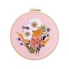 DIY Hand Embroidery Kit: Colorful Time Flowers Bridal Bouquet