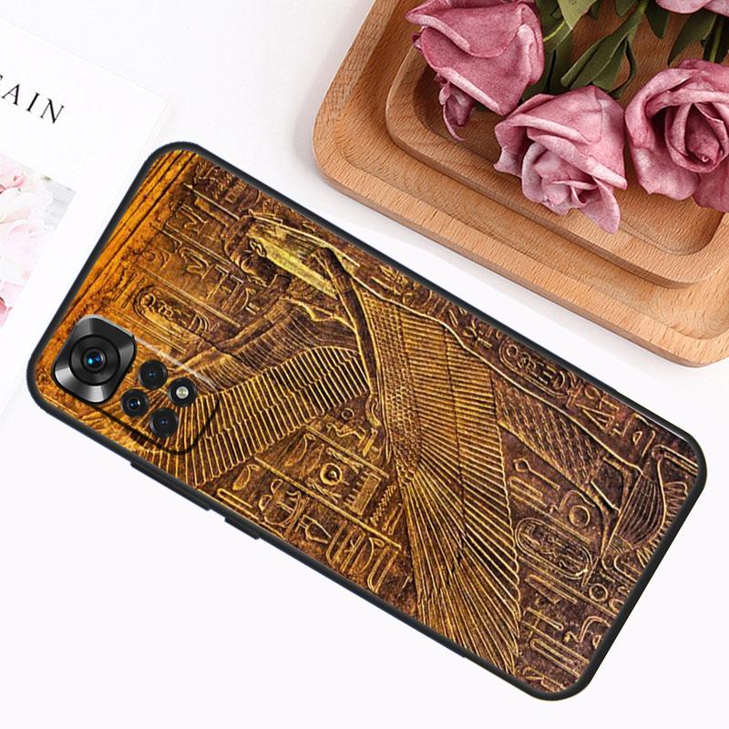 Funda con Mural de Faraón Egipcio Para Xiaomi Redmi Note 13 Pro 14 12 11 9 10 9S 10S 11S 12S Redmi 12C 13C 14C 10C