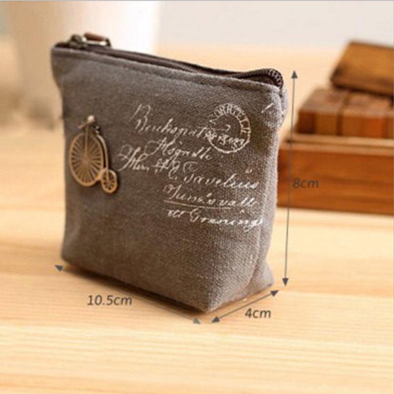 Women Canvas Coin Purse Cute Vintage Wallets With Timeless Classic Appeal