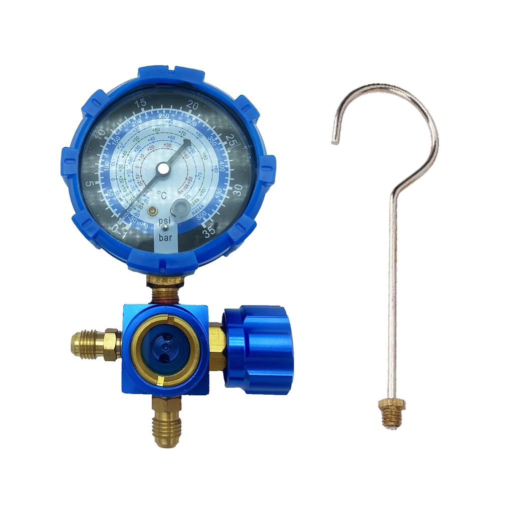 Air Conditioner Refrigerant Low and High Pressure Gauge for R410A R134A R22 R404A A/C Diagnostic Refrigerant Charging Tool