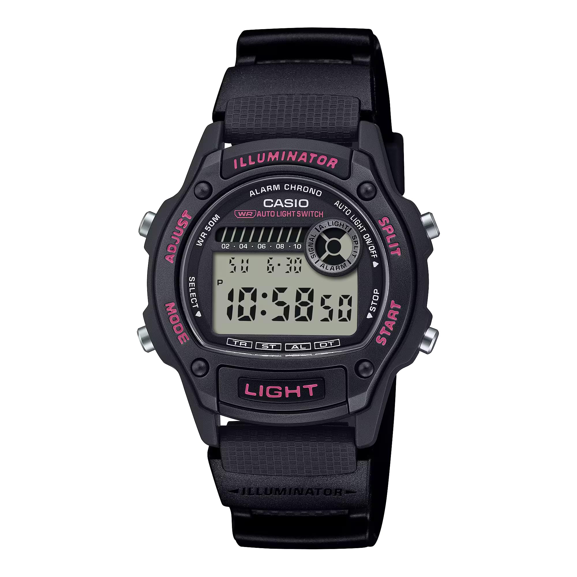 CASIO Casio W-220H STANDARD DIGITAL Standard Digital Waterproof Lightweight Thin Simple Easy Oper...
