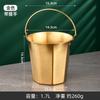304 Stainless Steel Mini Ice Bucket Bar KTV Snack Bucket French Fry Bucket Household Kitchen Storage