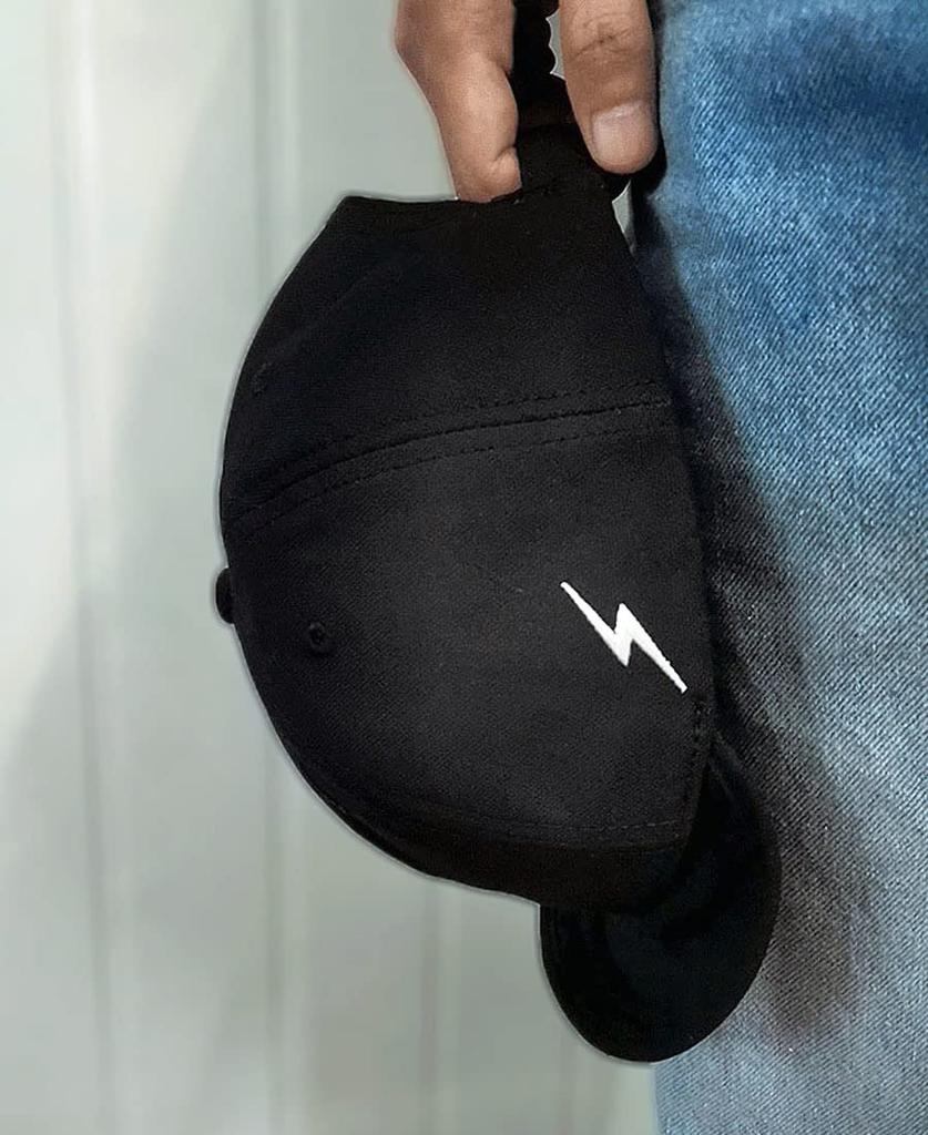 Spargel Cotton Prisoner Cap with Embroidered Design Short 100% (Maximum Length 63cm), Brim, Men's/Women's (Camel, L)