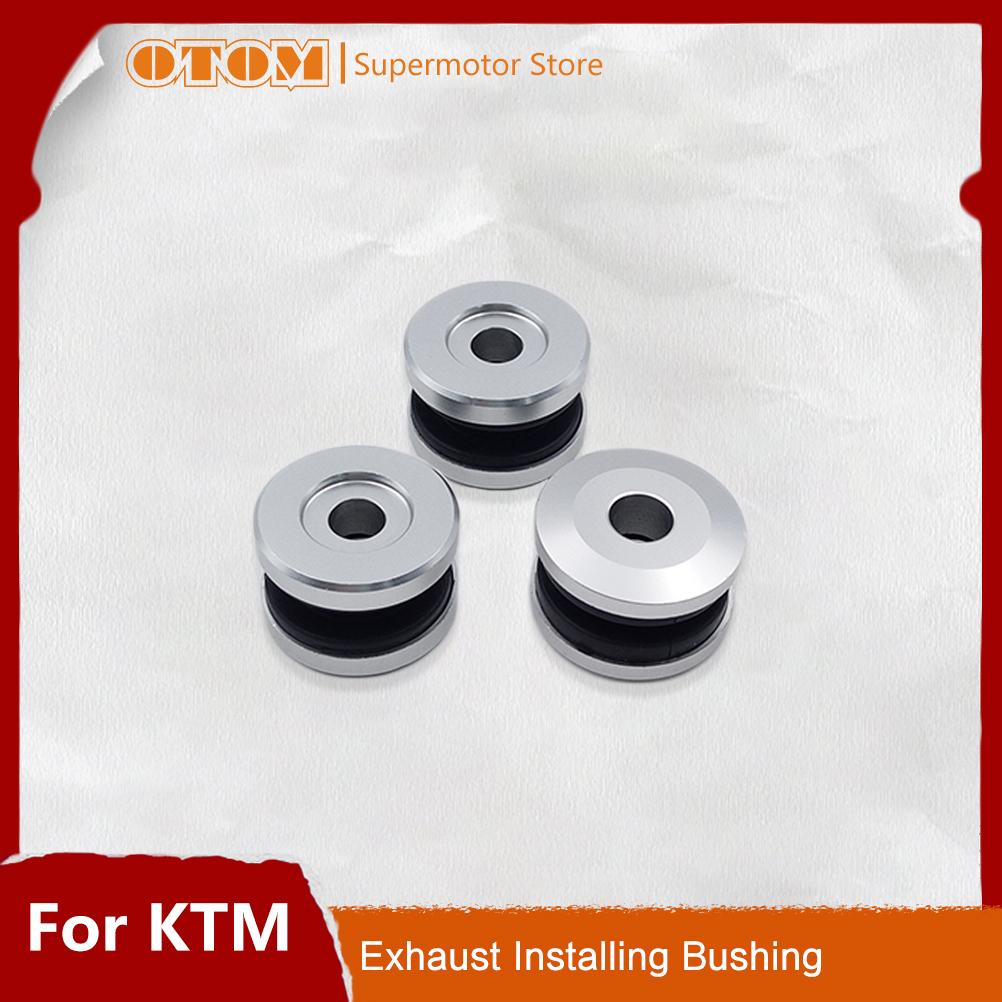 OTOM Motorcycle Exhaust Mounting Damper Bushing Suspension Liner Roller Guard For KTM SXF XCF 250 350 450 RC4 R 2019-2023 Bikes