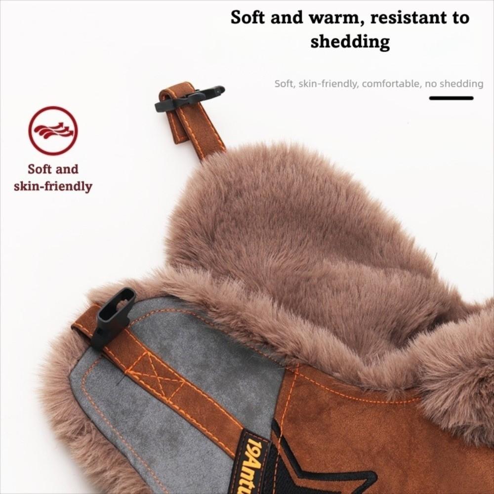 Fashion Thickened Lei Feng Hat Warm Windproof Ear Protection Hat Soft Skiing Hat Unisex