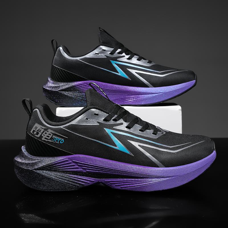 New Men Running Shoes Carbon Board Speciality Marathon Sports Breathable Lightweight Women's Comfortable Nonskid Casual Sneakers