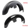 Motorcycle 19" Black Wheels Wrap Front Fender Mudguard Heavy-Duty Steel For Harley Touring Road King Electra Street Road Glide