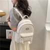 Backpack Women's Small Backpack Travel High Value Simple Niche Light Travel Soft Leather Small Cute Commute Waterproof