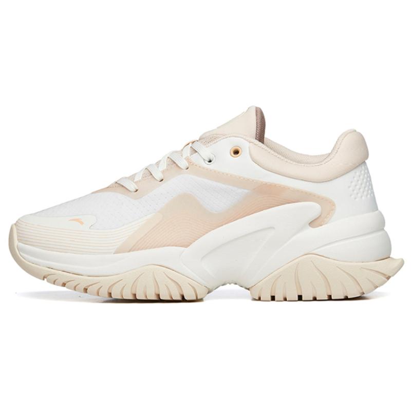 ANTA Variety Training Collection Training Shoes Women s Low top Ivory White/Wheat Khaki Sneakers 36.5