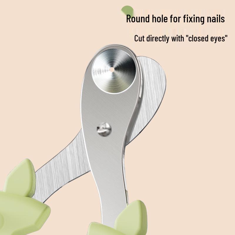 Chinchilla & Cat Nail Clippers: Anti-Bleed, Round Hole, Small Blind Clippers